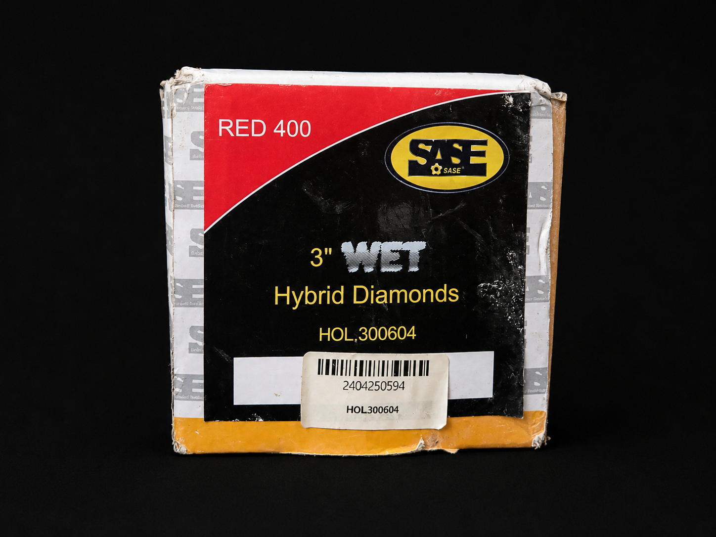 Sase hybrid wet diamond set-red 400 grit-open box special