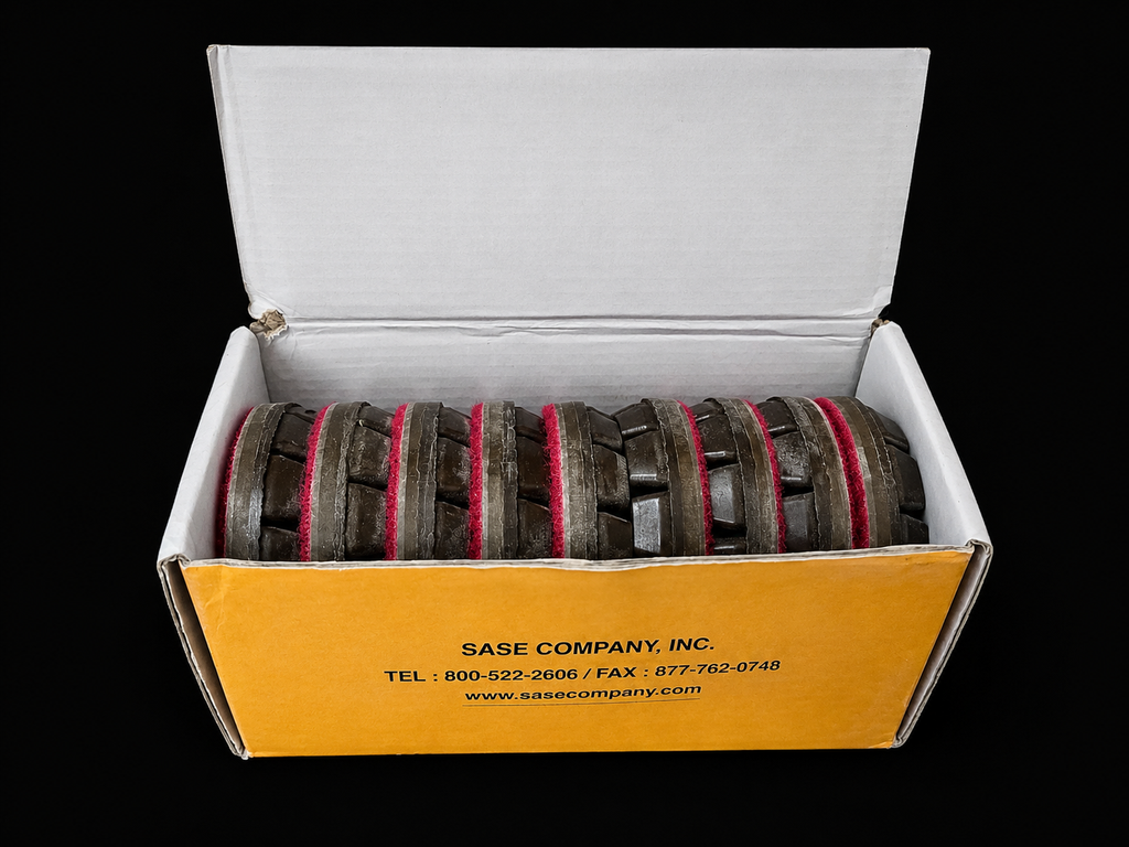 Sase hybrid wet diamond set-red 400 grit-open box special
