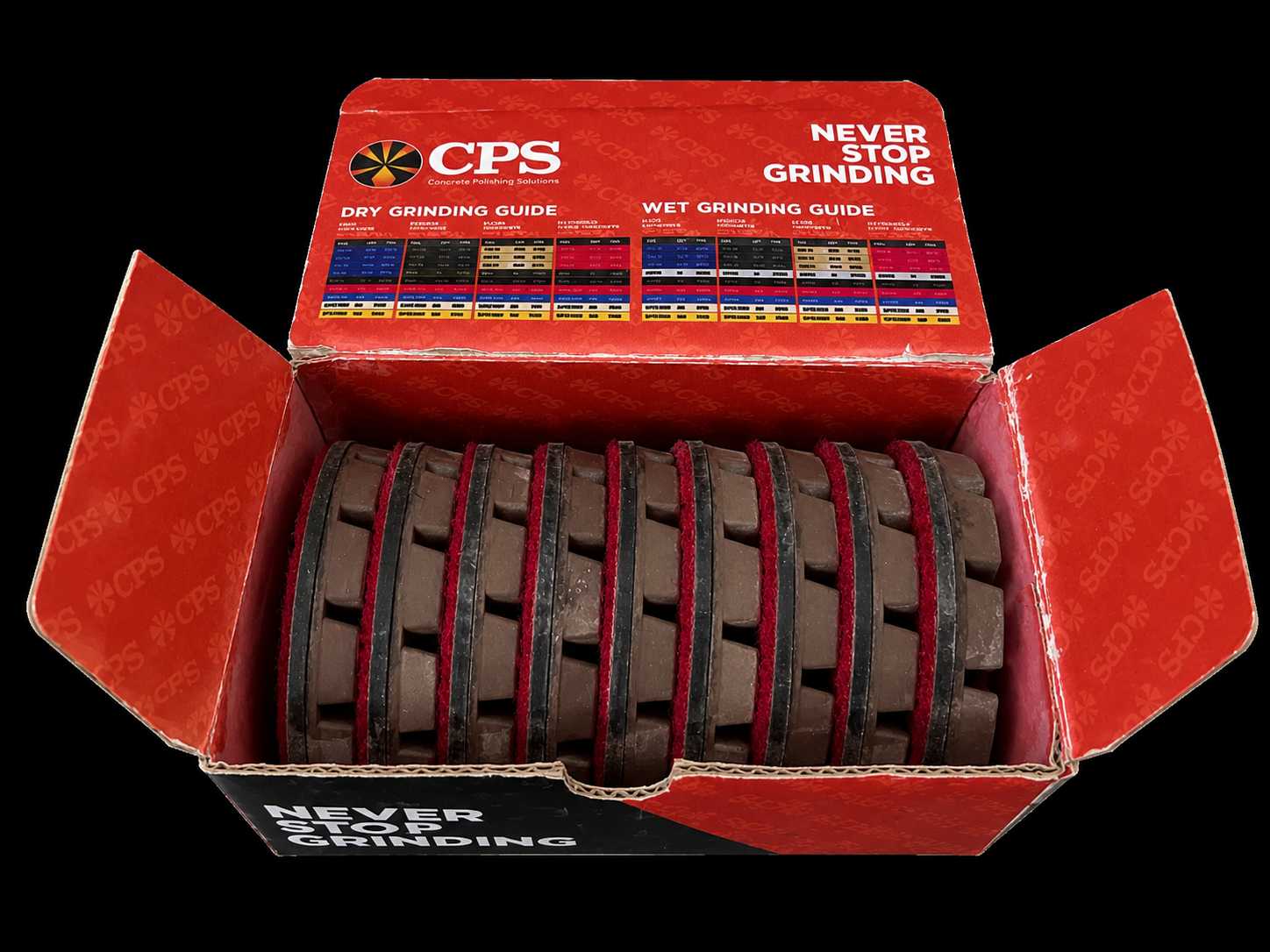 CPS 3” copper series diamond pad set